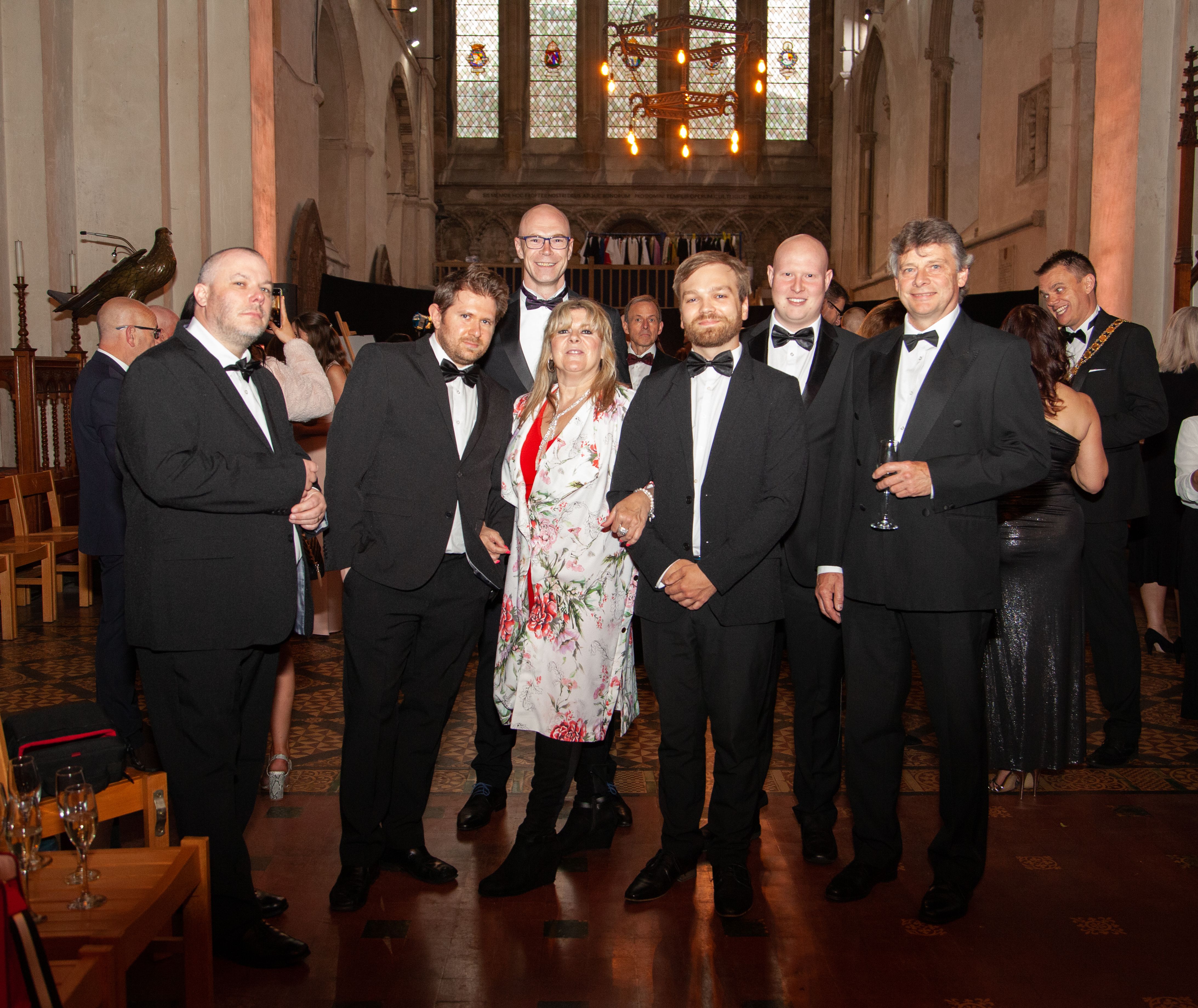 The DSL team together at the Inspiring Herts Awards in 2019